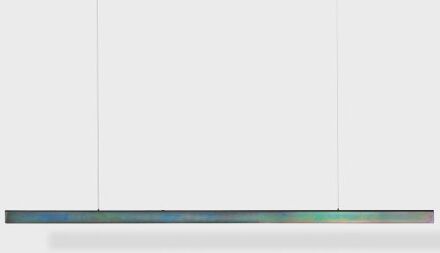 I Model Cordless Aura Hanglamp - 200 cm - Donker opaal chroom Groen