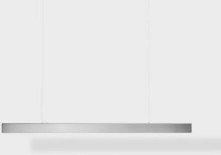 I Model Cordless Hanglamp - 100 cm - Geborsteld roestvrij staal