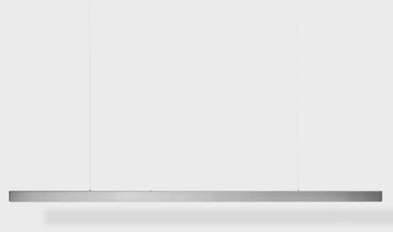 I Model Cordless Hanglamp - 200 cm - Geborsteld roestvrij staal