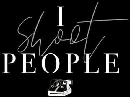 I Shoot People Dames T-shirt - Zwart - 3XL