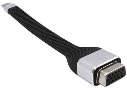i-tec C31FLATVGA60HZ video kabel adapter USB Type-C VGA (D-Sub) Zwart