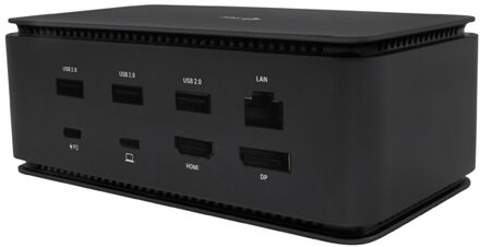 i-tec USB-4 Metal Docking Station Dual 4K HDMI DP + PD 80W Zwart
