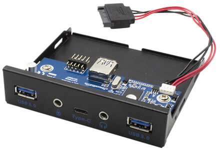 i-tec USB-C/ USB 3.0 Internal Front Panel with Audio Voorpaneel