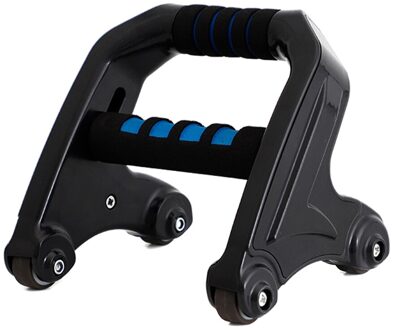 I-Vormige Push-Ups Stand Thuis Fitnessapparatuur Spier Trainingsapparaat Push Up Buik Wiel ENA88 Blauw