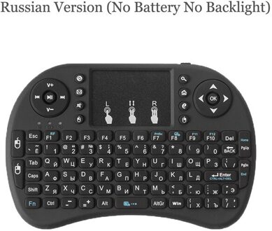 I8 Mini Wireless Keyboard 2.4Ghz Russische Engels Versie Air Mouse Met Touchpad Voor Laptop Android Tv Box Pc Russian Version