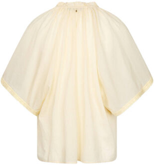 Ibana Blouse korte mouw 302620041 tarina Geel - 38
