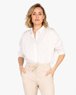 Ibana Blouse lange mouw 302130032 emma Wit - 36