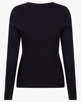 Ibana Blouse lange mouw 302550089 tamora Zwart - S