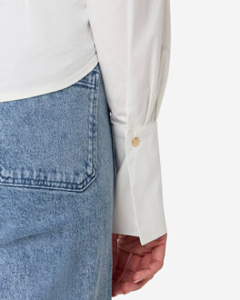 Ibana Blouse lange mouw 302610027 brandy Wit - 38