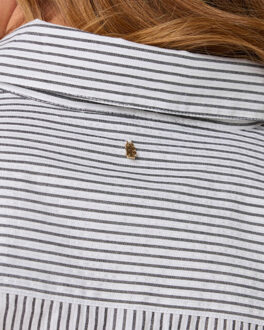 Ibana Blouse lange mouw 302610036 talya grey Grijs - 40