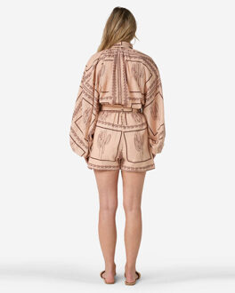 Ibana Blouse lange mouw 302620166 tiara dese Bruin - 36