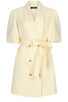 Ibana Jurk met pofmouwen Dulci  geel - 34,36,38,40,