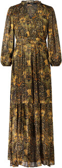 Ibana Maxi-jurk met print Dalore  bruin - 34,