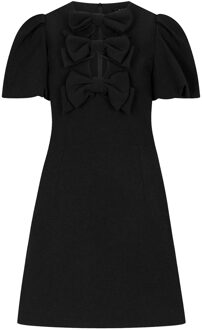 Ibana Mini-jurk met strikken Darcey  zwart - 38,40,