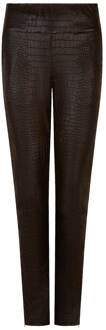 Ibana Stretch leren broek Pollie  bruin - 38,