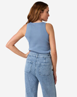 Ibana Top zonder mouw 302610032 tamora - maat 38 Blauw