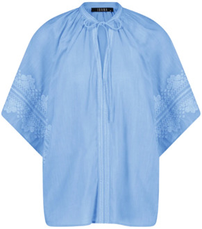 Ibana Topia blouses blauw Ibana , Blue , Dames - 2XL