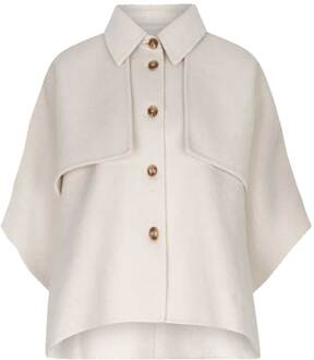 Ibana Wollen cape/jas Josa  naturel - One Size,