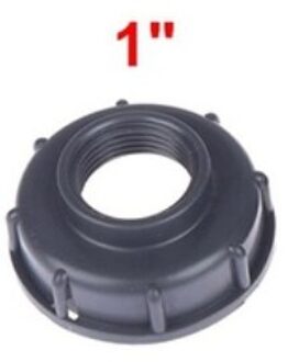 Ibc Tank Fittingen S60X6 Grof Schroefdraad Cap 1/2 "" 3/4 "" 1 "" Adapter Connector Zilver