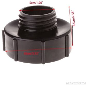 Ibc Tote Tank Food Grade Afvoer Adapter 3.94  "Grove Draad 1.97 " Slang Kraan Valve D08 20"