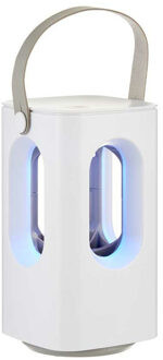 IBERGARDEN Insecten killer lamp - wit - 22 cm - anti muggen buitenlamp - usb stekker