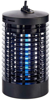 IBERGARDEN Insecten killer lamp - zwart - 23 cm - anti muggen buitenlamp - aan stekker