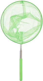 IBERGARDEN Schepnet/visnet/vlindernet - Uitschuifbaar - groen - van 38 cm tot 75 cm