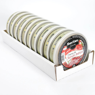 IBERITOS-10 tray soup cream from Ham Iberico tin 140g-10x140g Ham IBERICO tray