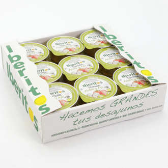 Iberitos - 18 pod tomato Natural with Oliva Extra virgin oil and garlic-22 grams