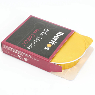 IBERITOS-30's cash box Cartoncillos Pate with cherries 70g-Cash Box 30x70g IBERITOS PATE with cherries folding carton