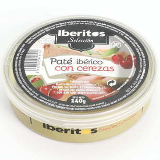 IBERITOS-canned Pate Iberico with Cherries 140g-tin de140 G PATE with Cherries
