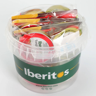 IBERITOS-Cubes with 6 Packs Duo Toasts-oil, tomato and salt