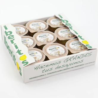 IBERITOS-Lomo tray 18 de Zurrapa Blanca monodose's 23g-tray 18x23g ZURRAPA BLANCA