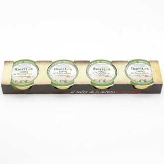IBERITOS - Pack 4 Lomo al Roquefort - PACK 4x23g LOMO ROQUEFORT