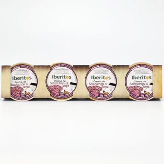 IBERITOS - Pack Salchichon's soup cream sherry 4X23g-PACK 4x23g SALCHICHON