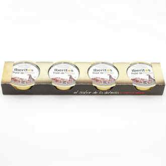 IBERITOS - Packs Pate de Partridge 4x23g-PATE de Partridge