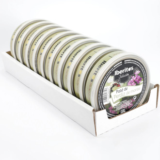 Iberitos - Pate de Partridge ‚ Partridge Monte-10x140 gr - Total package: 1400 gr