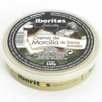 IBERITOS-Santa Amalia Mocila's soup cream tin cans 140g - 140 G MORCILLA