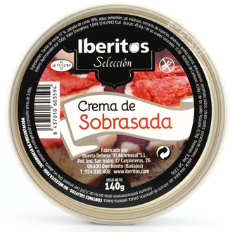 IBERITOS-tin Sobrasada de140 G - SOBRASADA Facil de spreadable
