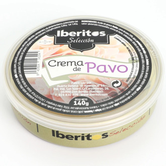 IBERITOS-tin turkey soup cream 140G-turkey soup cream butter