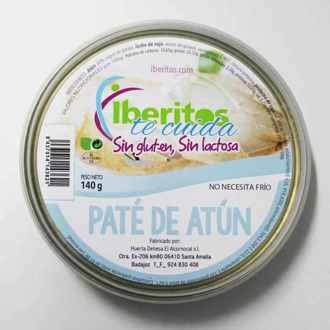 IBERITOS-tray 10 cans Pate de Atun lactose-140G x10 - ATUN lactose