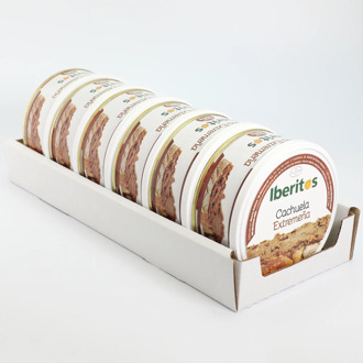 IBERITOS-tray 6 Cachuela Extremeña in cans 250G-tray 6x250g CACHUELA spreadable