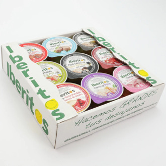 IBERITOS-tray assorted 1- 18 pod x 23 Gr-assorted 3-pod-tray 18x23g