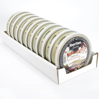 IBERITOS-tray soup cream sherry Salchicho's 10 cans 140g - 10x140g SALCHICHON AL sherry