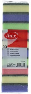 Ibex Schuurspons 9x6x3cm - 10 Stuks