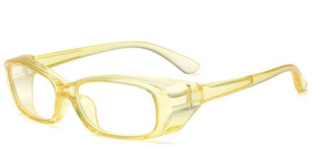 Iboode Smart Verkleuring Anti Blauw Licht Bril Klassieke Full Frame Vrouwen Mannen Computer Gaming Goggle Eyewear Unisex geel
