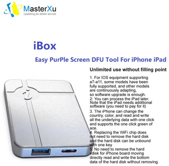 iBox iPhone iPad iBox Mini DFU Tool Read Write Syscfg Data Without Disassembling Purple Screen Tool