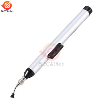 IC Sucking Pen Vacuum Suction Pen Remover Sucker Pump IC SMD Tweezer Pick Up Tool Solder Desoldering with 3 Suction Headers