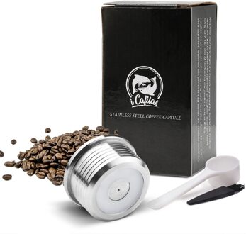 Icafilas Koffie Capsule Pod Rvs Metalen Koffie Filters Cup Voor Delta Q NDIQ7323 1Capsule