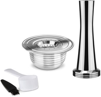 Icafilas Rvs Reusalbe Koffie Cpaule Pakking & Filter Espresso Voor Bialetti Opera Macchina Coffeeware Capsulas Oranje
